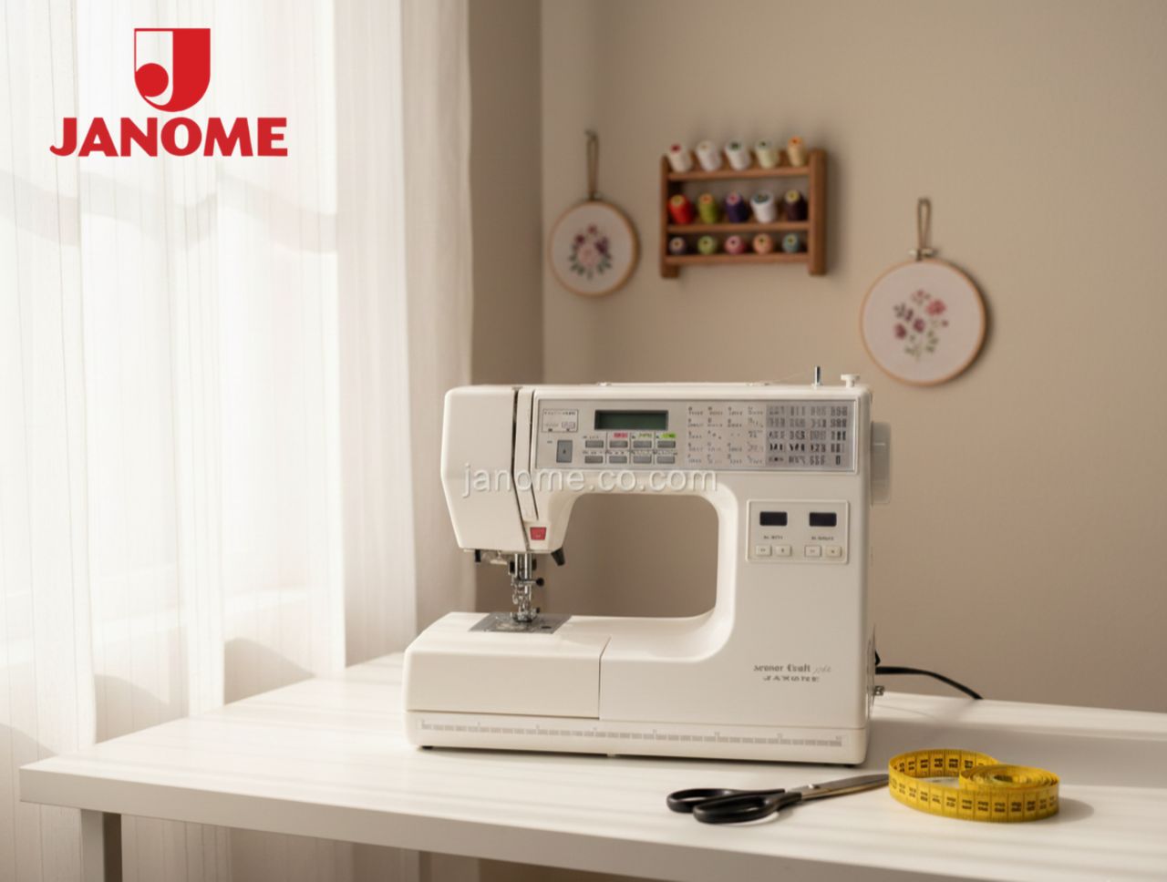 چرخ خیاطی و گلدوزی ژانومه استوک ژاپن مدل 7000